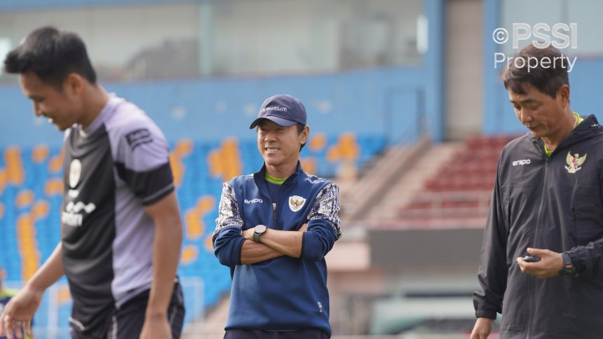 Latihan Timnas Indonesia di China (Foto: PSSI)