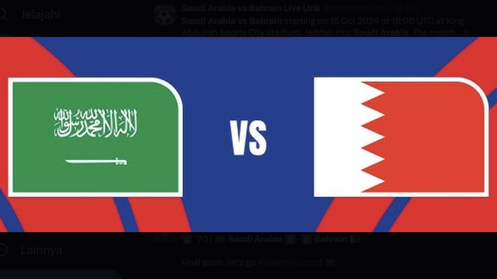 turunminum.id Champions Arab Saudi vs Bahrain: Duel Seru Kualifikasi Piala Dunia Arab Saudi vs Bahrain: Duel Seru Kualifikasi Piala Dunia (foto: x)