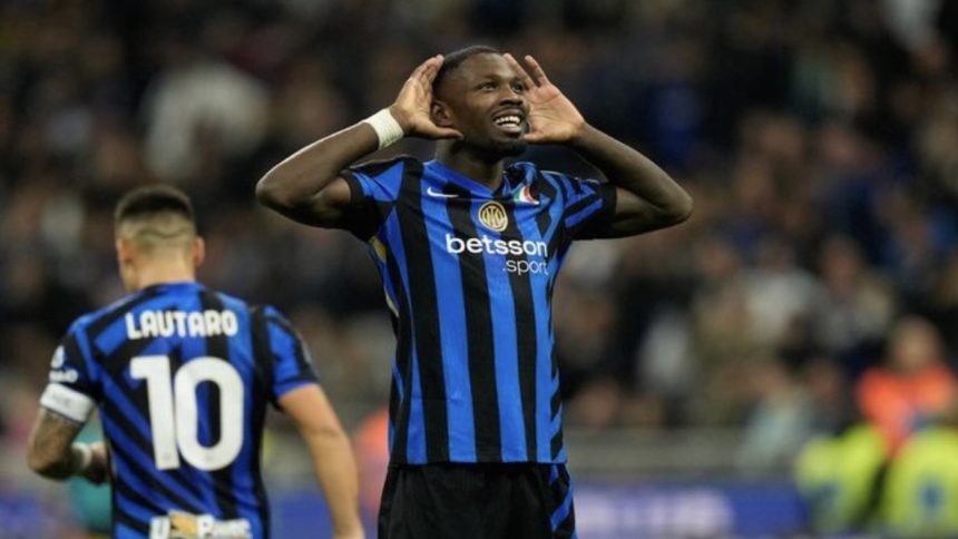 Inter Milan Tundukkan Torino 3-2, Thuram Cetak Hattrick (foto: x)