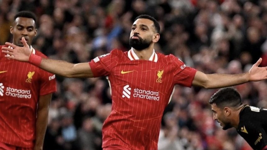 Salah satu striker muslim, Mohamed Salah (foto: x)