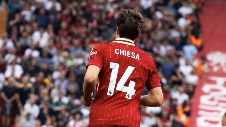 Kondisi Federico Chiesa Jelang Arsenal vs Liverpool (foto: x)