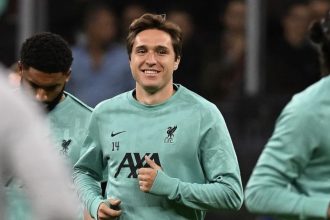 Kondisi Federico Chiesa Jelang Arsenal vs Liverpool (foto: x)