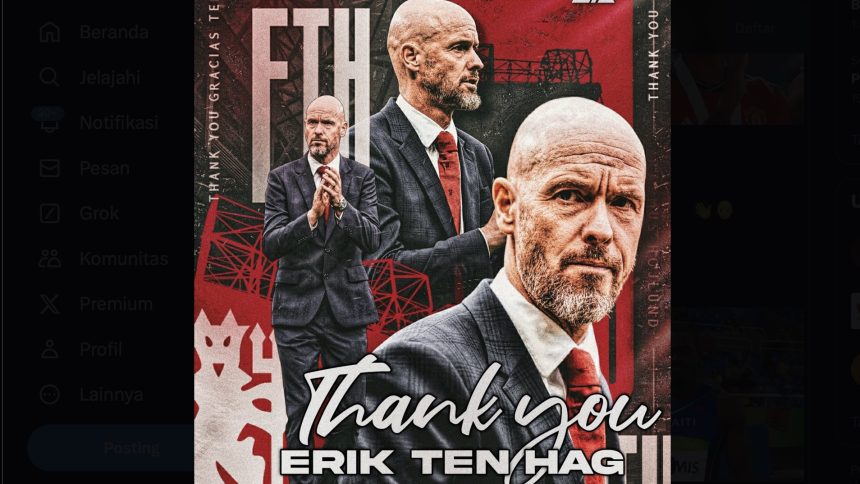 Ten Hag Tinggalkan Inggris: Awal Baru di Belanda (foto: x)