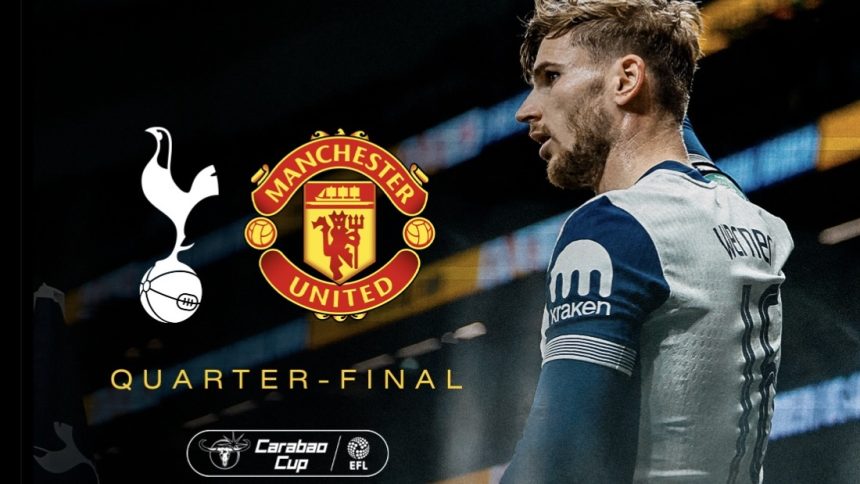 Perempat Final Carabao Cup: Tottenham vs Manchester United (foto: x)