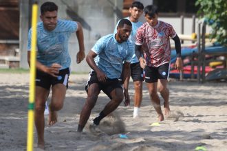 Latihan keras PSBS Biak jelang lawan Semen Padang (Foto: PSBS Biak)