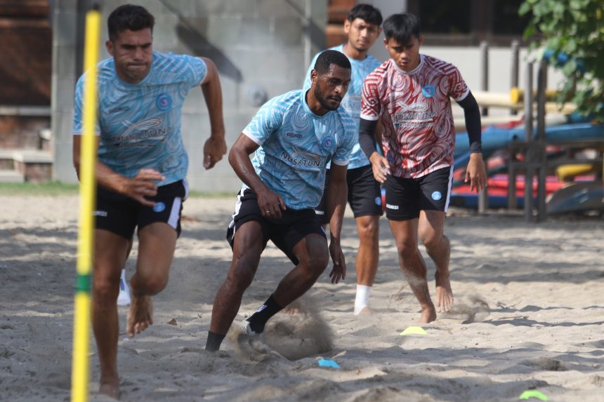 Latihan keras PSBS Biak jelang lawan Semen Padang (Foto: PSBS Biak)