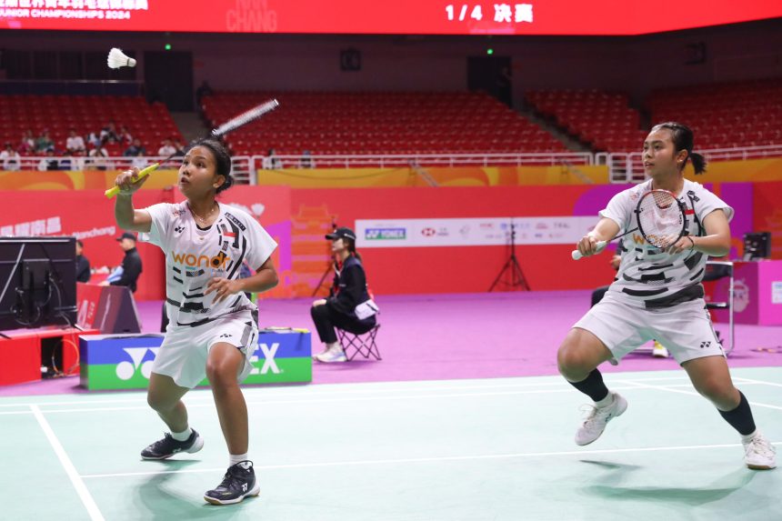Kejuaraan Dunia BWF Junior 2024: Isyana/Rinjani Ke Semifinal