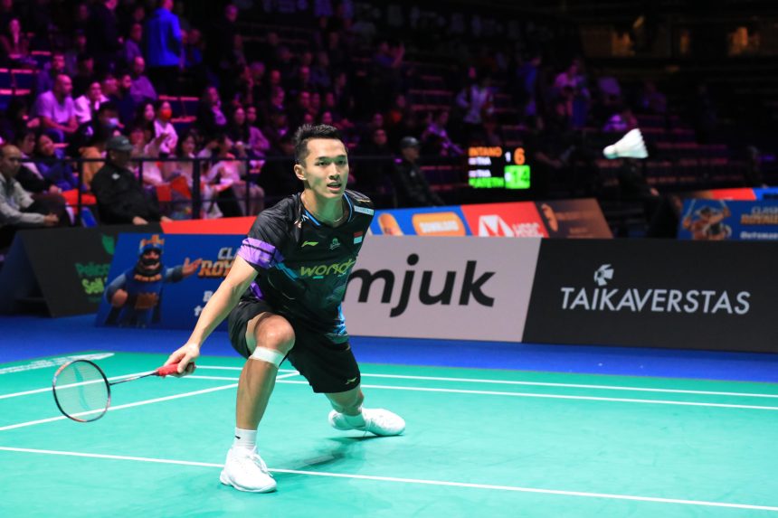 Jonatan Christie Ke Semifinal Arctic Open 2024
