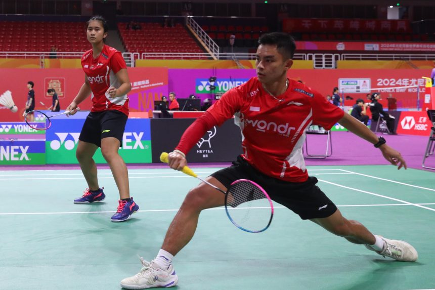Kejuaraan Dunia Junior BWF 2024: Laudya Chelsea Griselda & Andhika Wirapati Ke 32 Besar