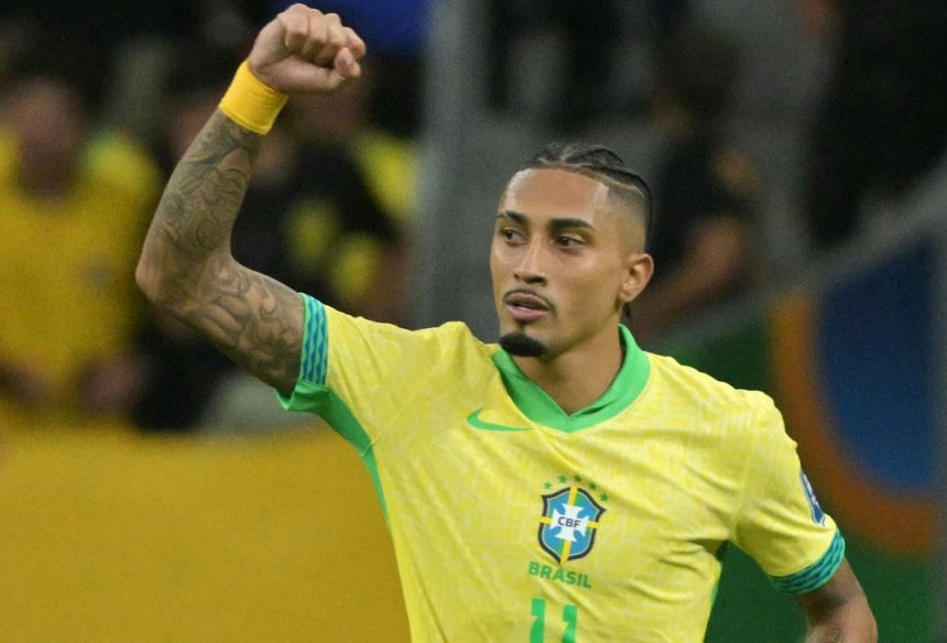 Raphinha Cetak Brace, Brasil Hajar Peru