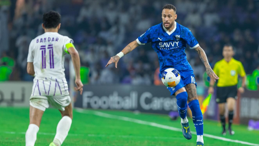 turunminum.id Neymar Kembali Merumput, Kepalang Senang Al Hilal Menang atas Al Ain