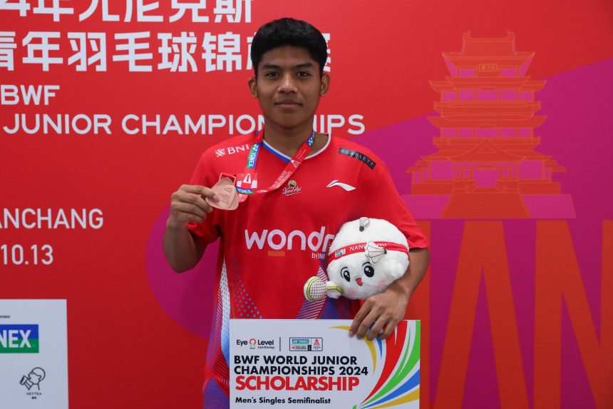Kejuaraan Dunia BWF Junior 2024: Indonesia Raih 2 Perunggu di Nomor Perorangan