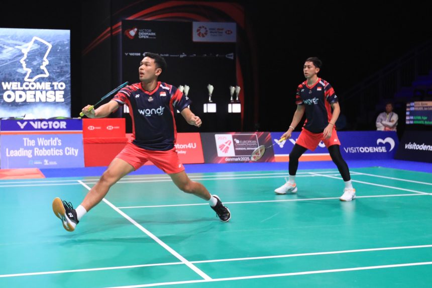 Fajar/Rian Ke Perempat Final Denmark Open 2024