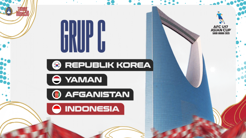 Timnas Indonesia U-17 masuk Grup C Piala Asia 2025 (Foto: PSSI)