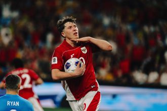 Striker Timnas Indonesia, Ole Romeny (Foto: PSSI)