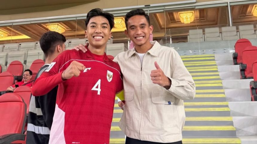 Rizky Ridho dukung langsung Timnas Indonesia U-17 (Foto: Instagram/@rizkyridhoramadhani)